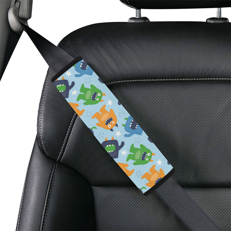 Alien Pattern Print Design 04 Car Seat Belt Cover