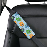 Alien Pattern Print Design 04 Car Seat Belt Cover