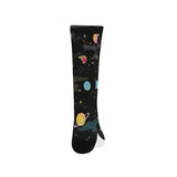 space pattern Crew Socks