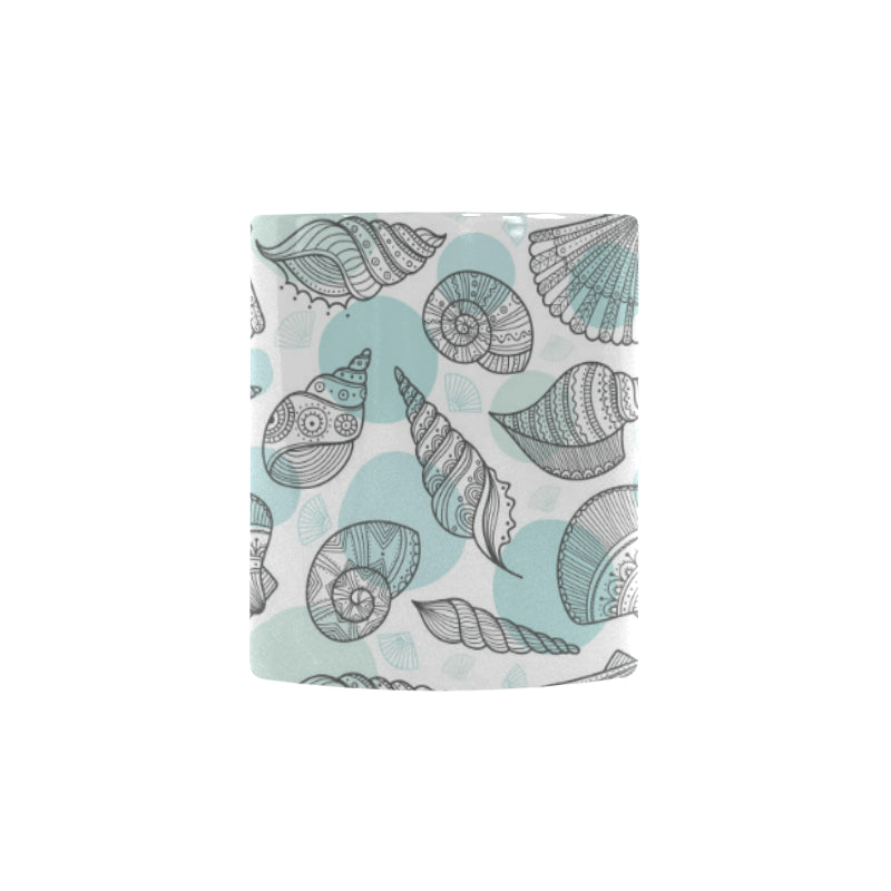 Shell polynesian tribal Morphing Mug Heat Changing Mug