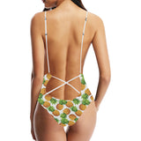 Pineapples design pattern Women's One-Piece Swimsuit