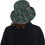 Snake forest pattern Unisex Bucket Hat