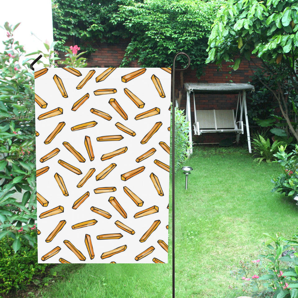 French fries potato pattern House Flag Garden Flag