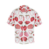 watercolor hand drawn beautiful strawberry pattern Men's All Over Print Hawaiian Shirt