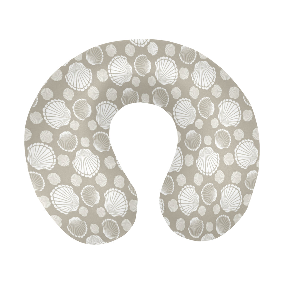 Scallop shell pattern U-Shaped Travel Neck Pillow