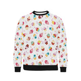 Cake cupcake design pattern Men's Crew Neck Sweatshirt