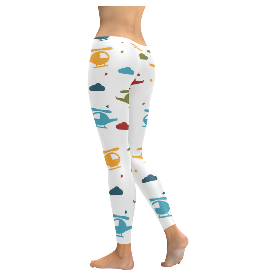 Colorful helicopter pattern Women's Legging Fulfilled In US