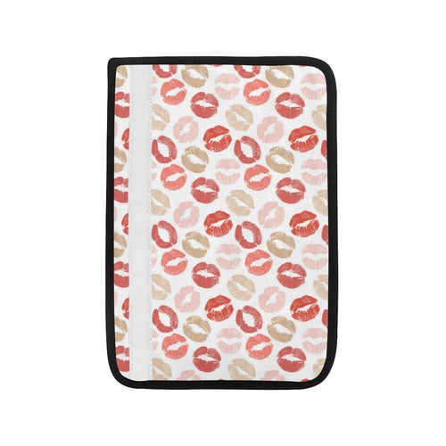 Lips Pattern Print Design 04 Car Seat Belt Cover