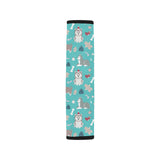 Christmas cute siberian husky puppie pattern Car Seat Belt Cover