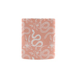 Snake lilies flower pattern Morphing Mug Heat Changing Mug