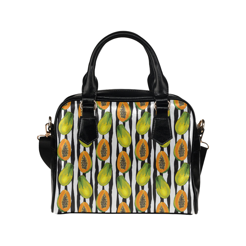 papaya design pattern Shoulder Handbag