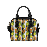 papaya design pattern Shoulder Handbag