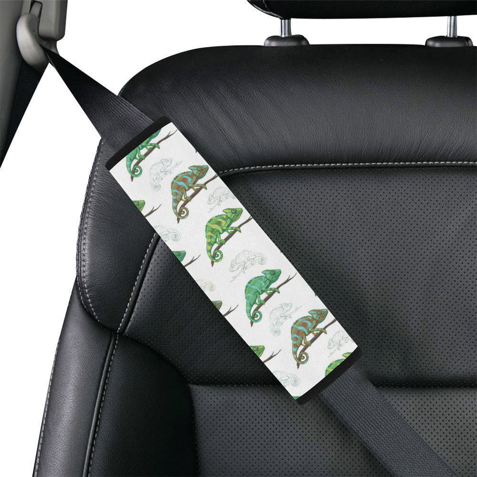 Chameleon lizard pattern Car Seat Belt Cover