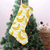 Banana pattern blackground Christmas Stocking