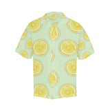 slice of lemon pattern Men's All Over Print Hawaiian Shirt