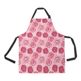 Rose Pattern Print Design 02 All Over Print Adjustable Apron