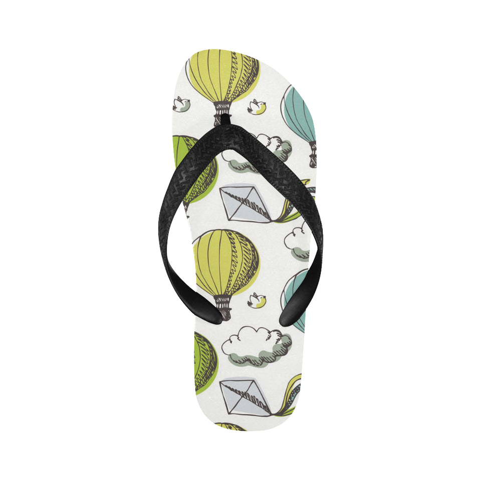 Hot Air Balloon Bird Cloud Pattern Unisex Flip Flops