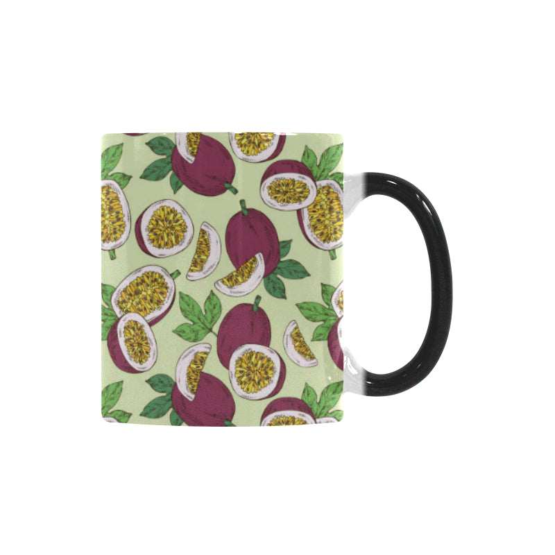 Paassion fruit pattern Morphing Mug Heat Changing Mug