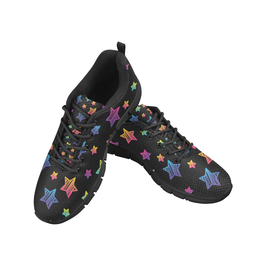 Colorful star pattern Women's Sneaker Shoes