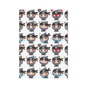 Cute ninja design pattern House Flag Garden Flag