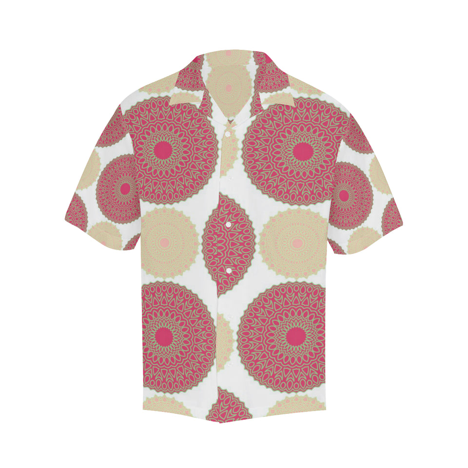 Circle indian pattern Men's All Over Print Hawaiian Shirt