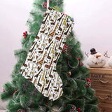Giraffe Pattern Print Design 05 Christmas Stocking