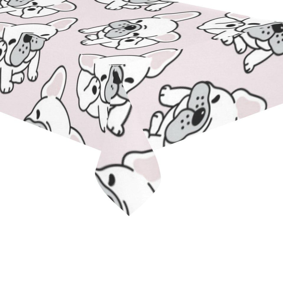 Cute french bulldog pattern Tablecloth