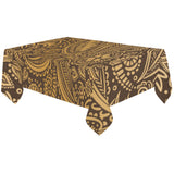 cacao beans tribal polynesian pattern background Tablecloth