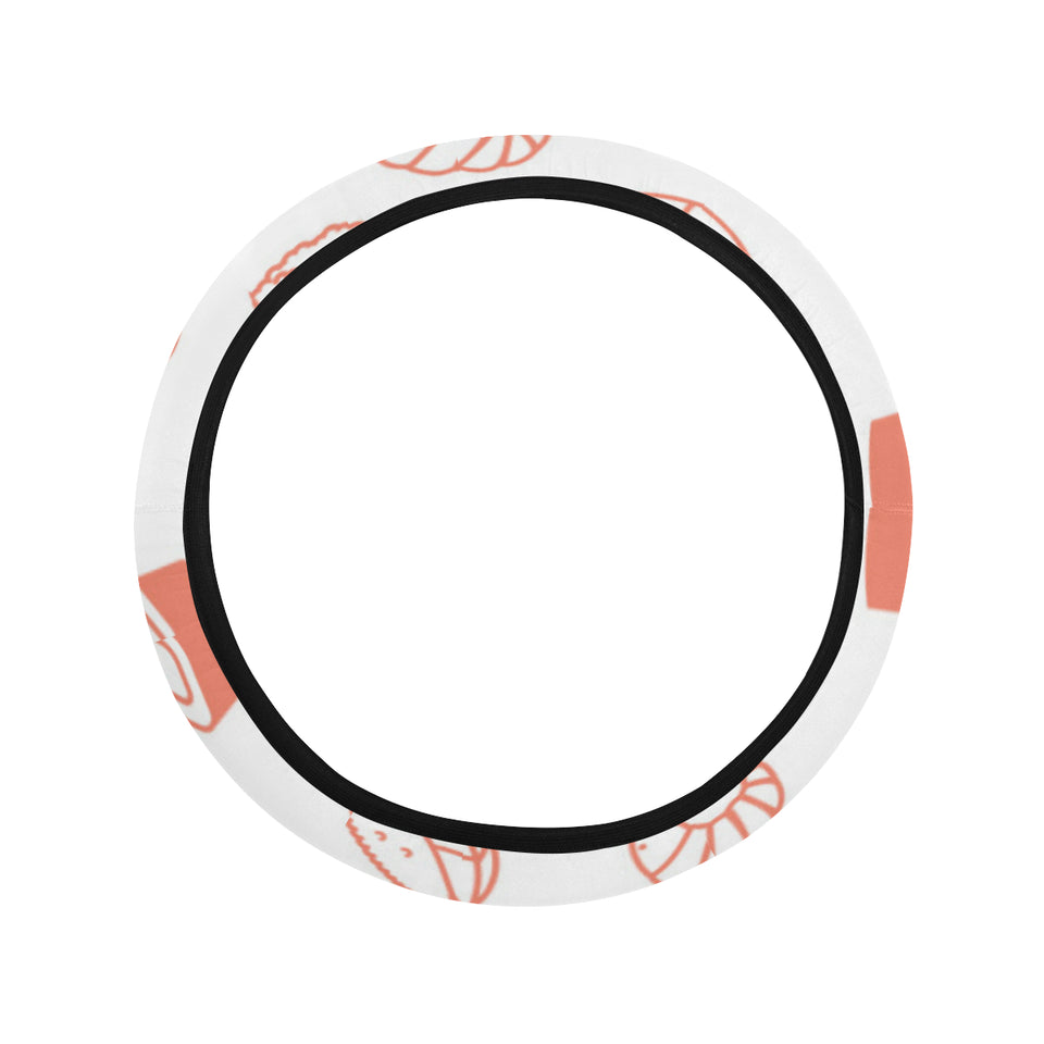 Sushi pattern Car Steering Wheel Cover
