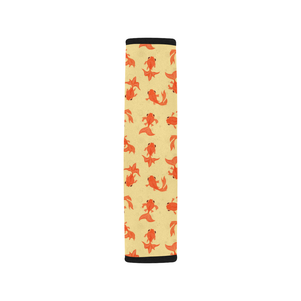 Goldfish Pattern Print Design 02 Car Seat Belt Cover