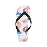 Watercolor air balloon cloud pattern Unisex Flip Flops