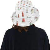 windmill design pattern Unisex Bucket Hat