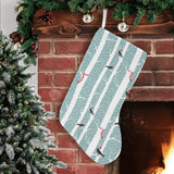 Crows christmas hat scarf Christmas Stocking