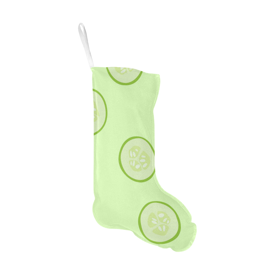 Cucumber pattern Christmas Stocking