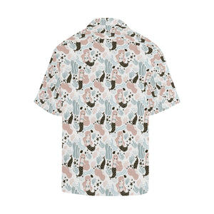 cute mermaid pattern Men's All Over Print Hawaiian Shirt