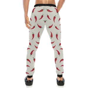 Chili peppers pattern Unisex Casual Sweatpants