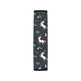 unicorn rainbows moon clound star pattern Car Seat Belt Cover