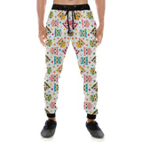 Color cute owl pattern Unisex Casual Sweatpants