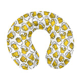 Beer design pattern U-Shaped Travel Neck Pillow