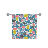 Colorful mushroom design pattern Bath Towel