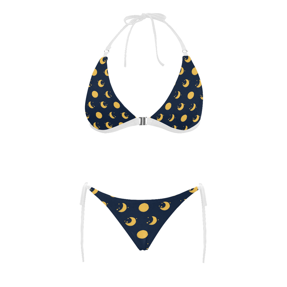 Moon star pattern Sexy Bikinis Two-Piece Swimsuits
