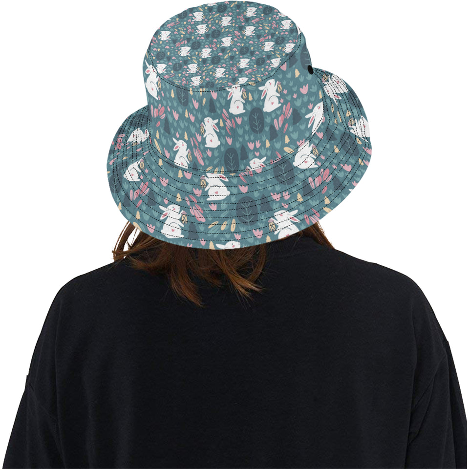Cute rabbit pattern Unisex Bucket Hat