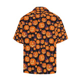 Halloween Pumpkin pattern Men's All Over Print Hawaiian Shirt