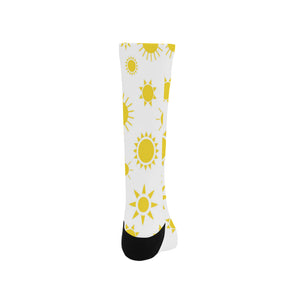 Sun pattern Crew Socks