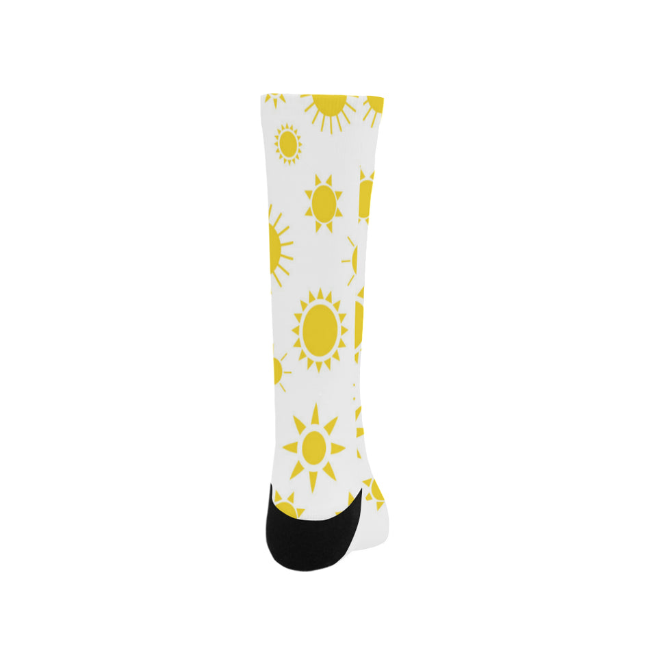 Sun pattern Crew Socks
