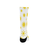 Sun pattern Crew Socks