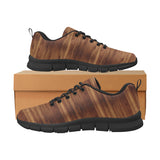 Wood Printed Pattern Print Design 04 Women's Sneaker Shoes