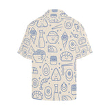 Cute sushi icon pattern Men's All Over Print Hawaiian Shirt