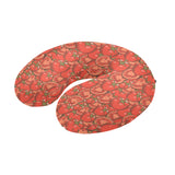Red Tomato Pattern U-Shaped Travel Neck Pillow