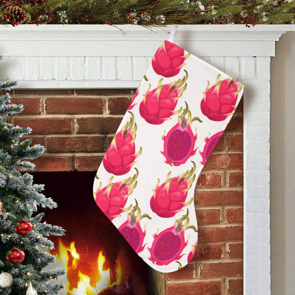 dragon fruits design pattern Christmas Stocking